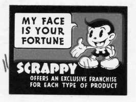 Scrappy sticker