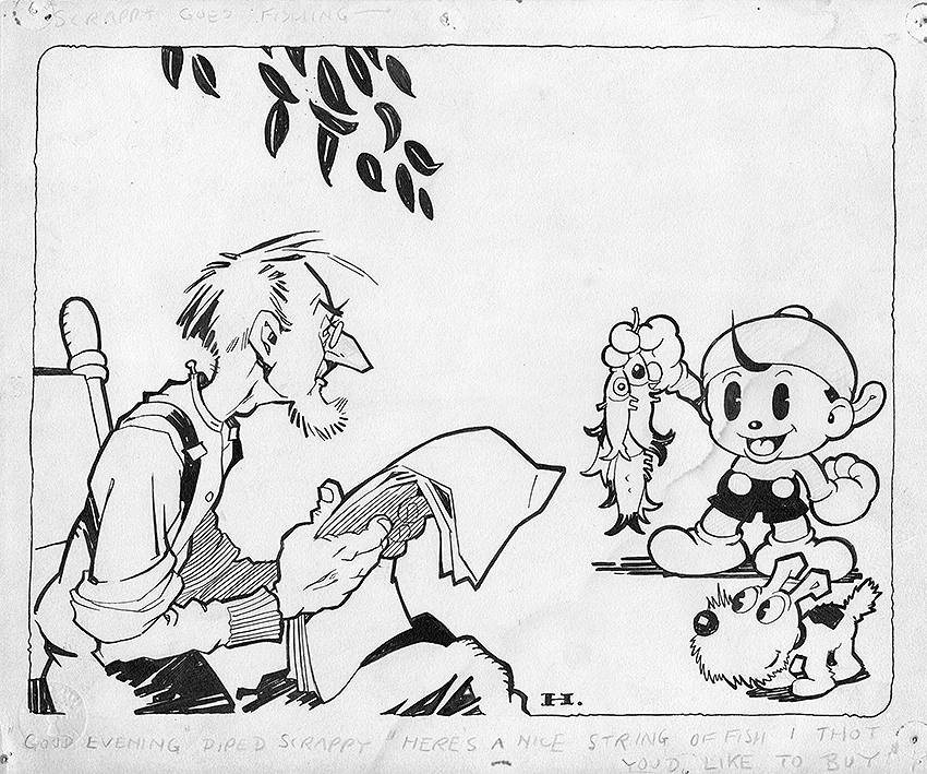 Scrappy Goes Fishing