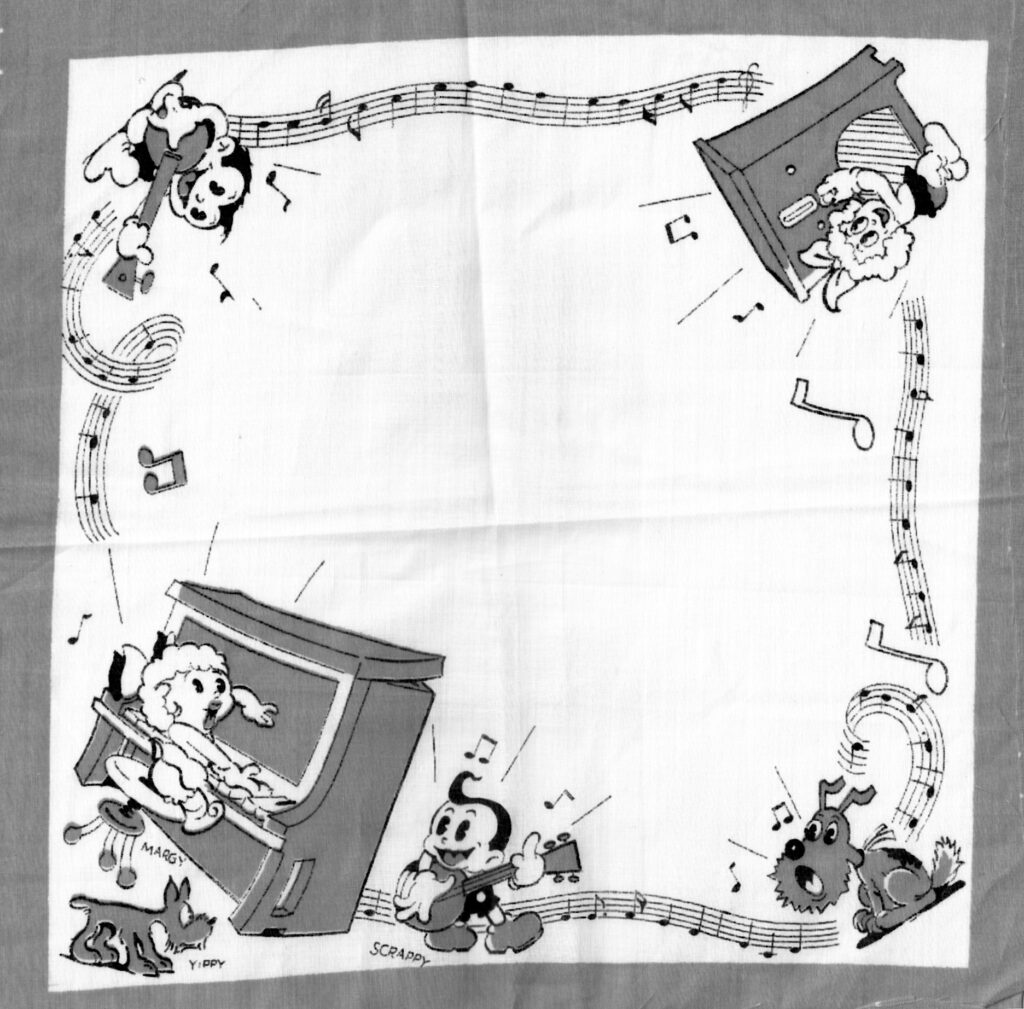 Scrappy handkerchief